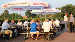 Terrasse des Vereinshauses im Concordia-Park (Foto: Hubert Silies)